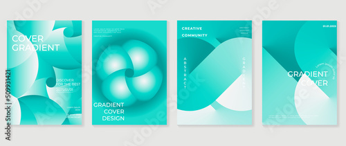 Fluid gradient background vector. Futuristic style colorful posters with vibrant color, liquid dynamic shapes, lines. Modern gradient wallpaper design for social media, idol poster, banner, flyer.
