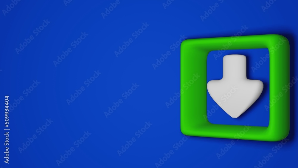 3d download icon 3d download icon