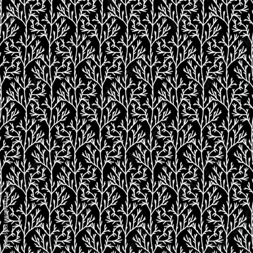 Grass pattern seamless. Plants background. herb texture