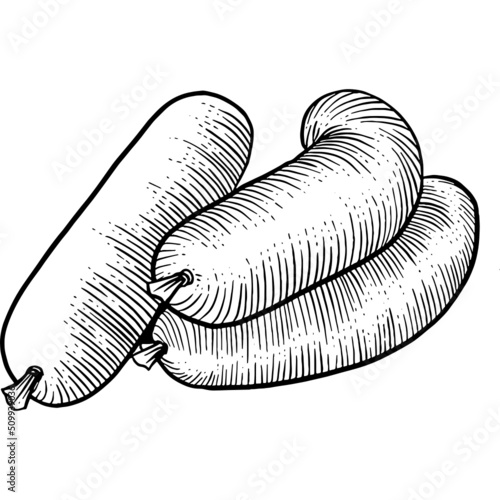 Hand drawn Sausages