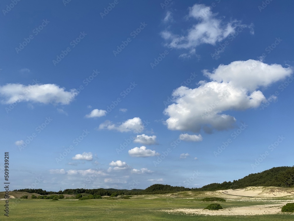 Sinduri Coastal Sand Dunes in Korea