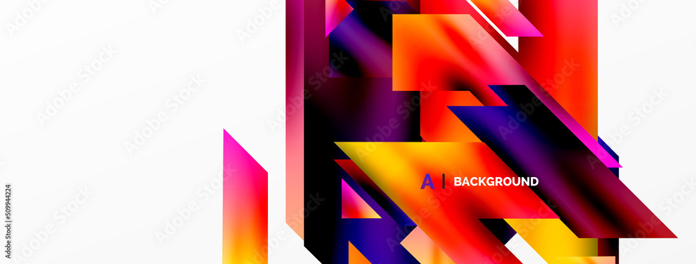 Modern trendy minimalist abstract background. Geometric pattern design, 3d and shadow effects. Vector Illustration