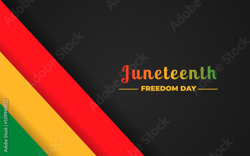 Juneteenth day, Juneteenth Independence Day. Freedom or Emancipation day. Annual American holiday, celebrated in June 19. African-American history