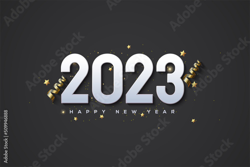 2023 happy new year luxury greeting