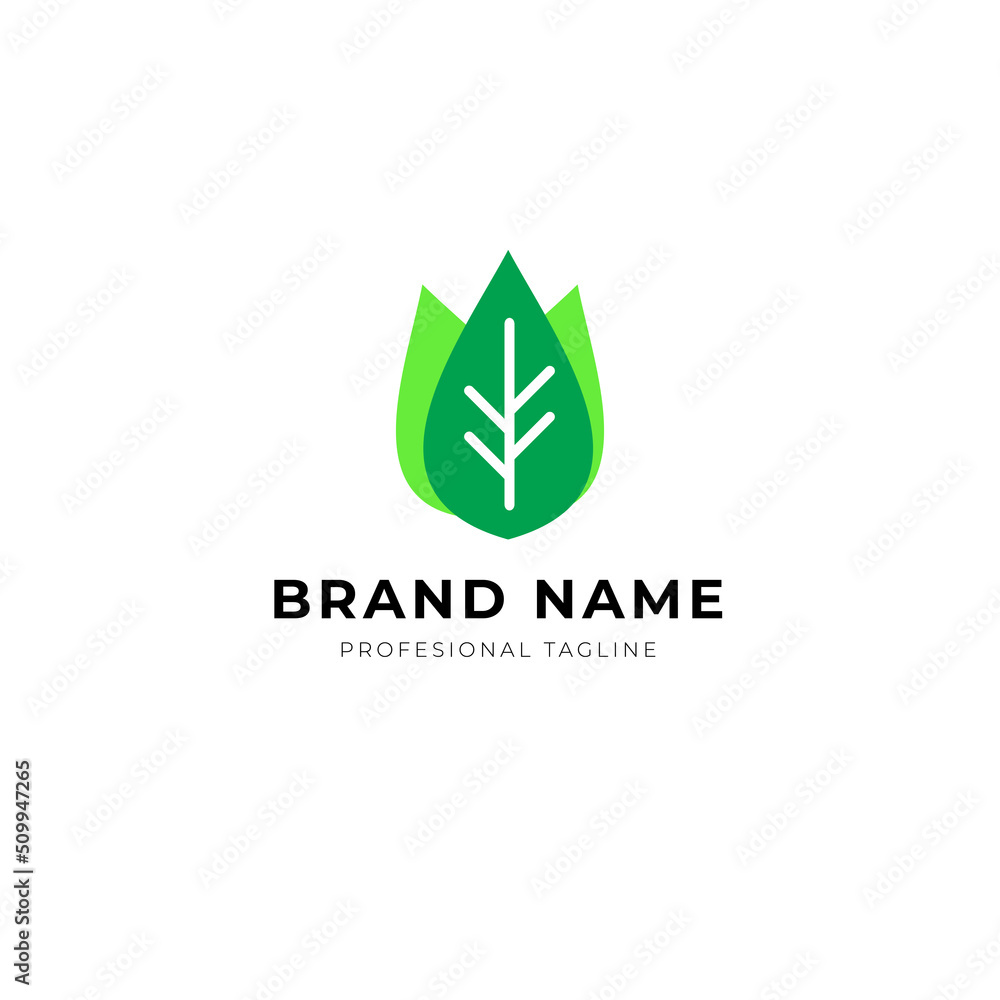 Leaf icon logo ideas Leaf icon logo ideas