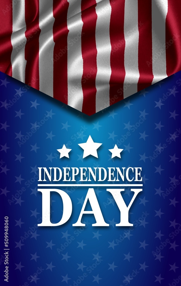 Happy 4th Of July USA Independence Day Header Or Banner Background	