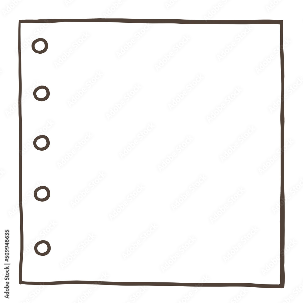Obraz premium White frame for text, note, memo