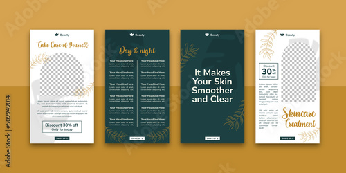 Beauty Skincare Social Media Stories Template