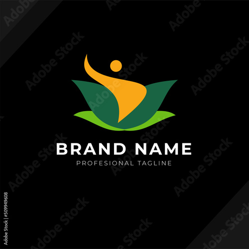 Traditional medicine logo vector design