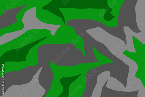 Abstract background with green camouflage pattern
