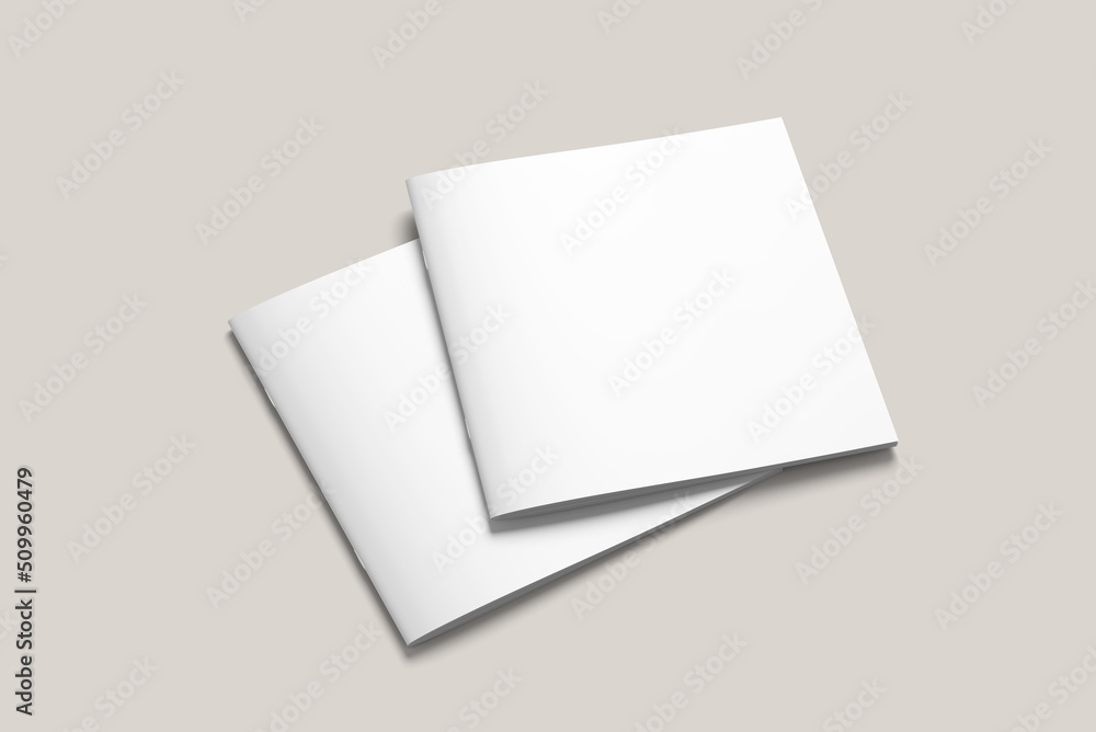 Square brochure mockup Square brochure mockup