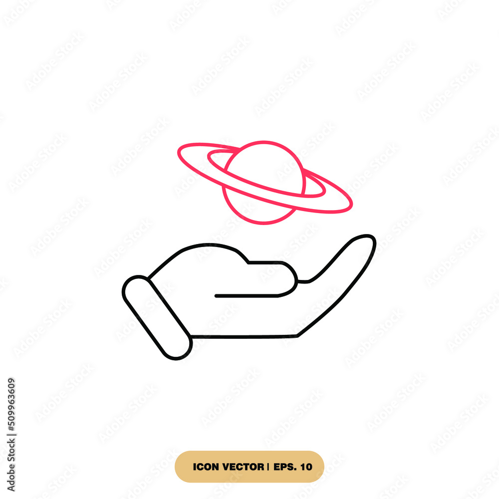 Saturn planet icons symbol vector elements for infographic web Saturn planet icons symbol vector elements for infographic web