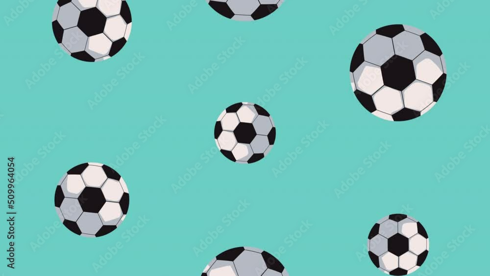 soccer balloons pattern sport animation soccer balloons pattern sport animation