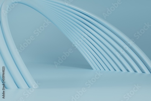 3d rendering blue abstract background