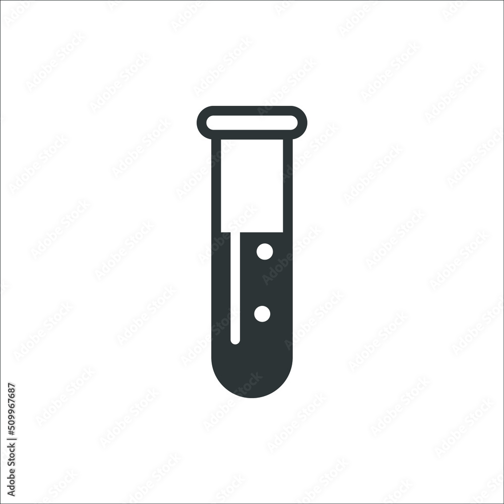 Vector sign of The Flask symbol is isolated on a white background. Flask icon color editable. Vector sign of The Flask symbol is isolated on a white background. Flask icon color editable.