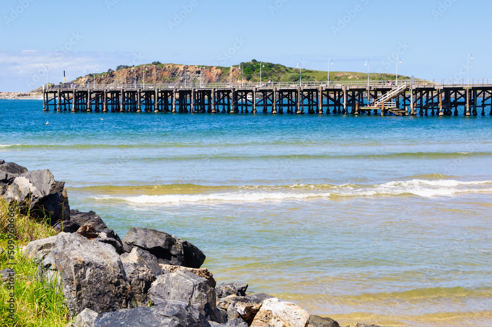 The old timber jetty - Coffs Harbour, NSW, Australia