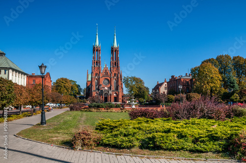 Church of Our Lady of Consolation in Zyrardow, town in Masovian Voivodeship, Poland. photo