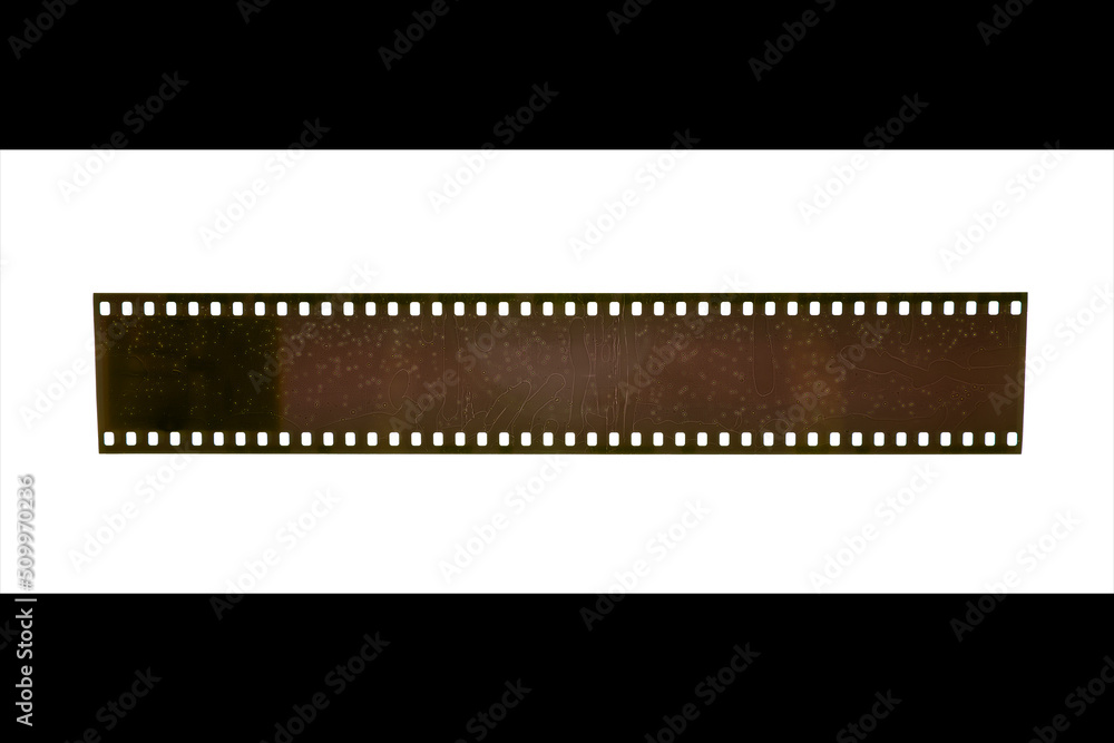 Film strip picture Blur Abstract of the image light effect for film.Designed film texture background.noise,grain