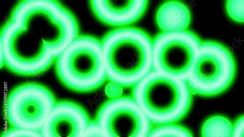 Transformation and upward movement of simple geometric shapes on black background. Seamless Looped animation. Abstract dynamic technology futuristic backdrop