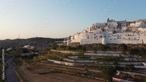 Aerial view of Ostuni