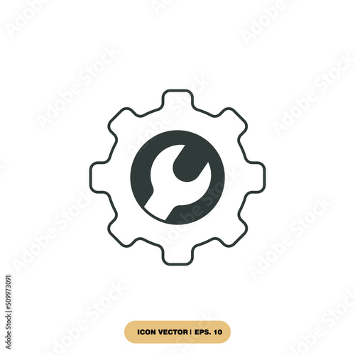 repair icons  symbol vector elements for infographic web