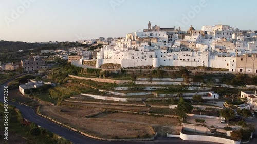 Aerial view of Ostuni