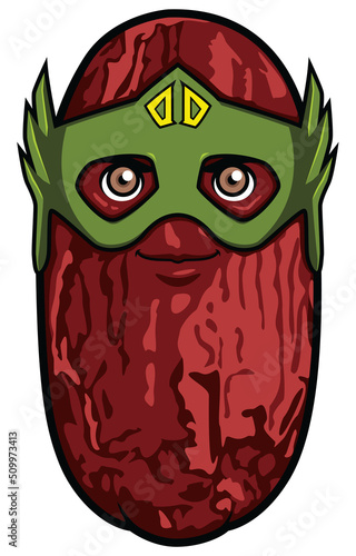 Dates Superhero Mascot