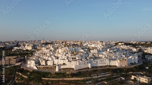 Aerial view of Ostuni