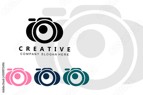 video camera, film player and recorder logo icon symbol