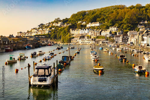 Looe at Sunrise, Cornwall, England photo