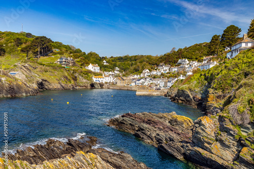 Polperro in Cornwall, England, UK