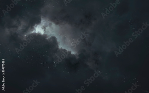 3D illustration of Deep space background, full of stars and galaxies. High quality 5K sci-fi render. Elements of image provided by Nasa