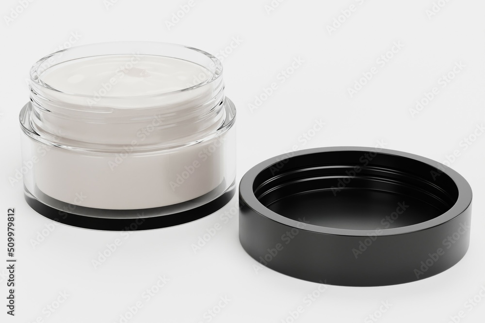 Realistic 3D Render of Face Creme Realistic 3D Render of Face Creme