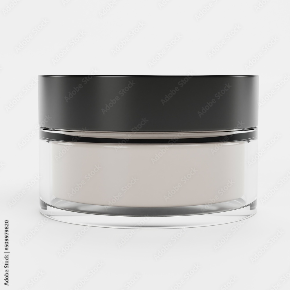 Realistic 3D Render of Face Creme