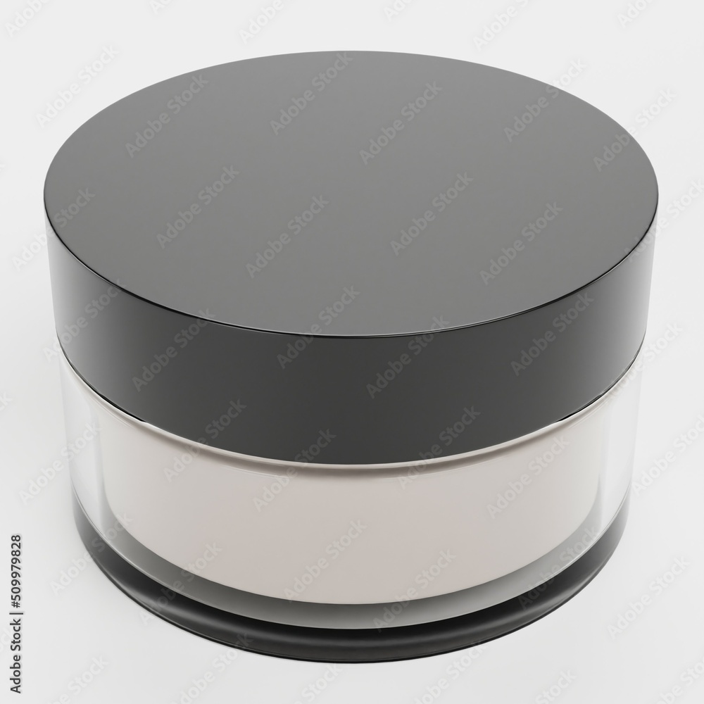 Realistic 3D Render of Face Creme Realistic 3D Render of Face Creme