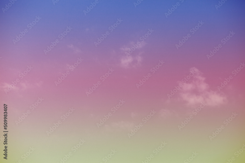 Fototapeta premium Colorful clouds in sky.