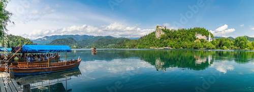 Bled Castle is a medieval castle located at the top a cliff  above the city of Bled in Slovenia