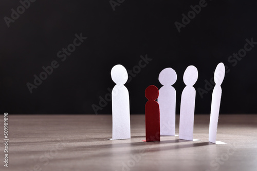 Quadro em tela Concept of adults abusing a child