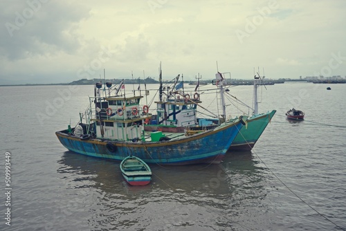 Boats in the sea 