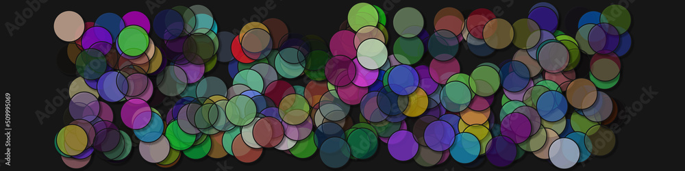 Circles with shadows generative art background art illustration Circles with shadows generative art background art illustration