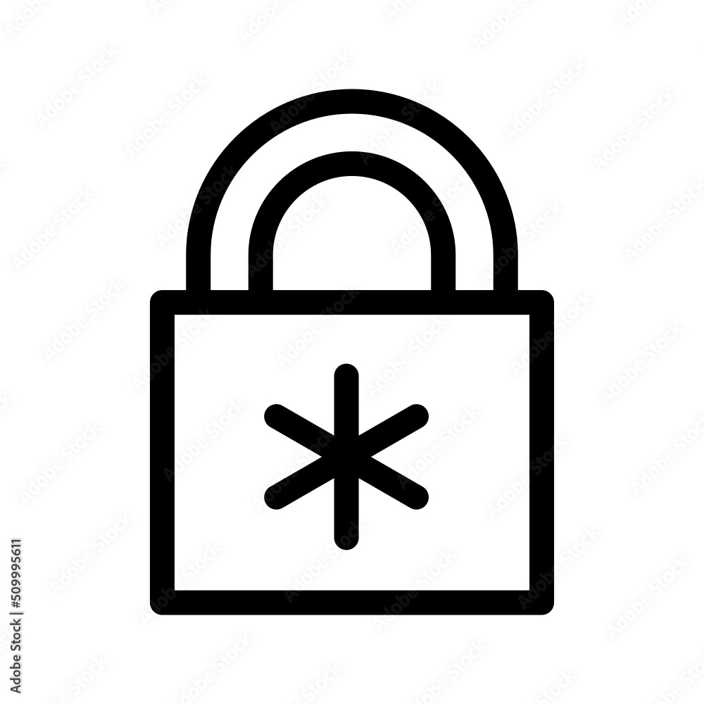 Password Icon Vector Symbol Design Illustration Password Icon Vector Symbol Design Illustration