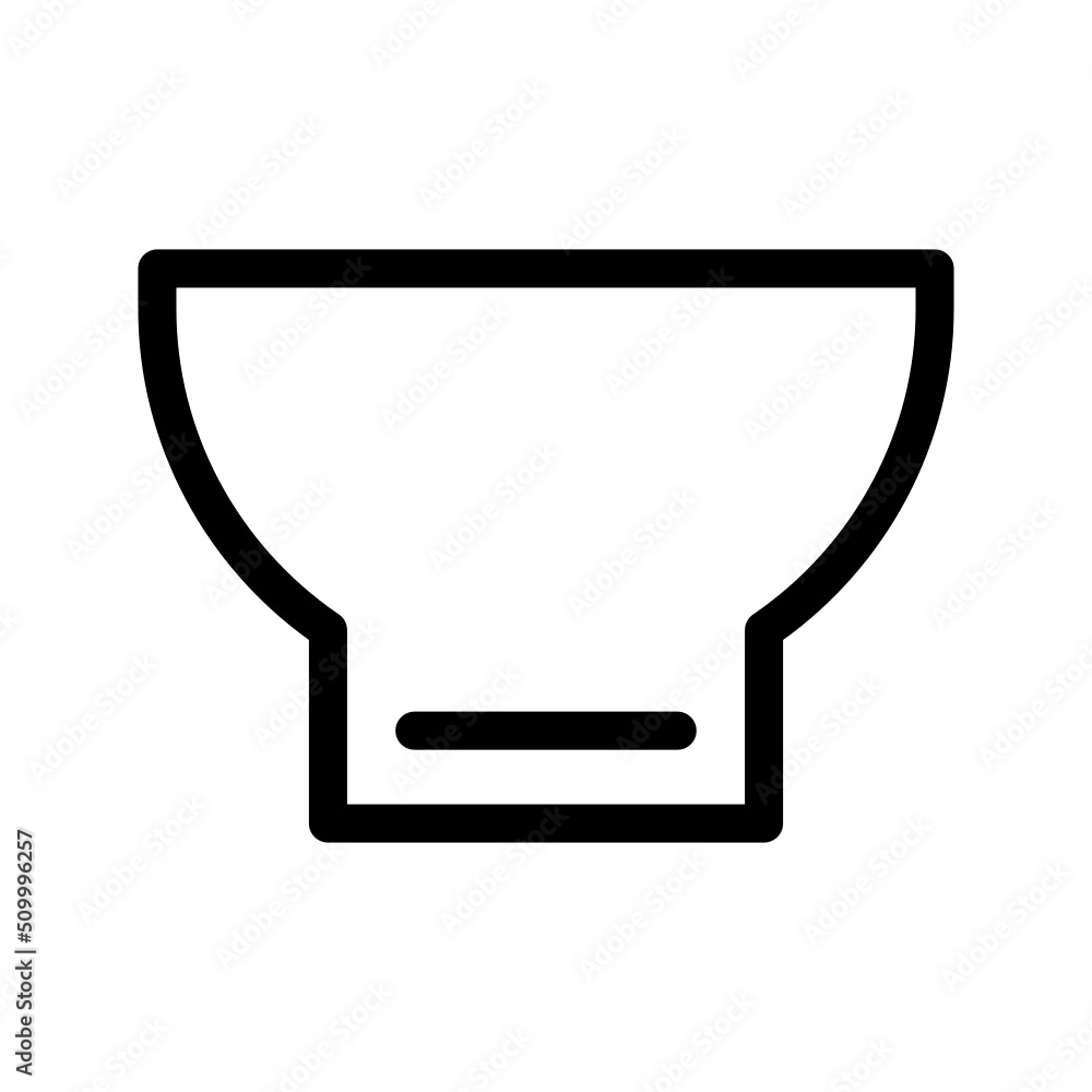 Bowl Icon Vector Symbol Design Illustration Bowl Icon Vector Symbol Design Illustration