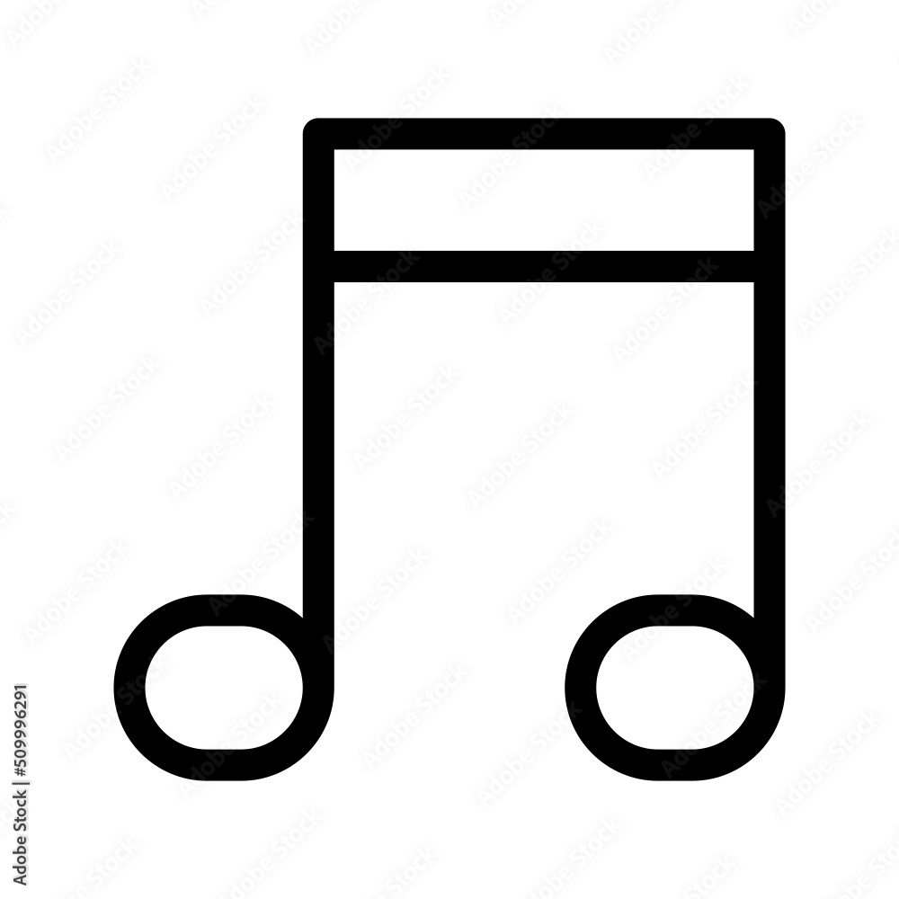 Music Notes Icon Vector Symbol Design Illustration Music Notes Icon Vector Symbol Design Illustration