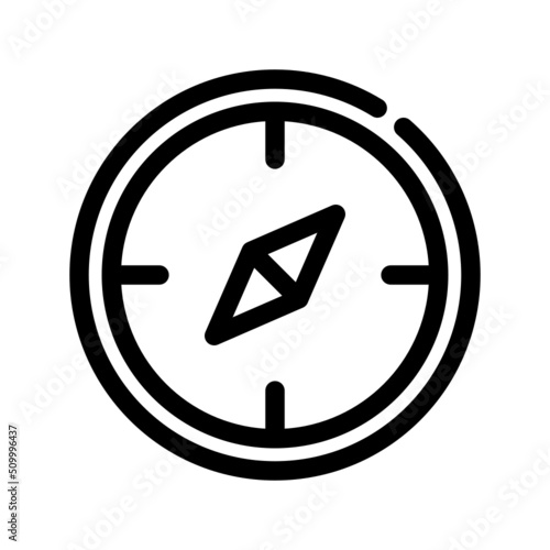 Compass Icon Vector Symbol Design Illustration