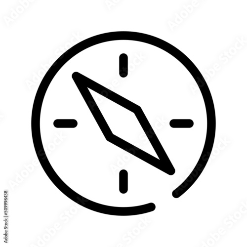 Compass Icon Vector Symbol Design Illustration