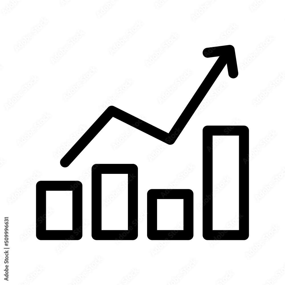 Chart Icon Vector Symbol Design Illustration Chart Icon Vector Symbol Design Illustration