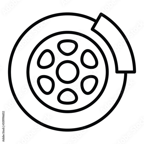 Brake Disc Icon Style