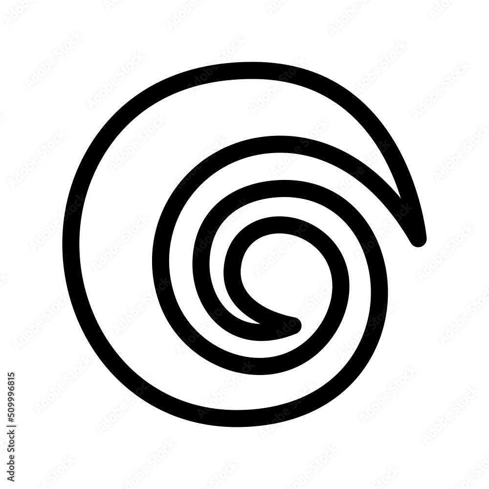 Swirl Icon Vector Symbol Design Illustration Swirl Icon Vector Symbol Design Illustration