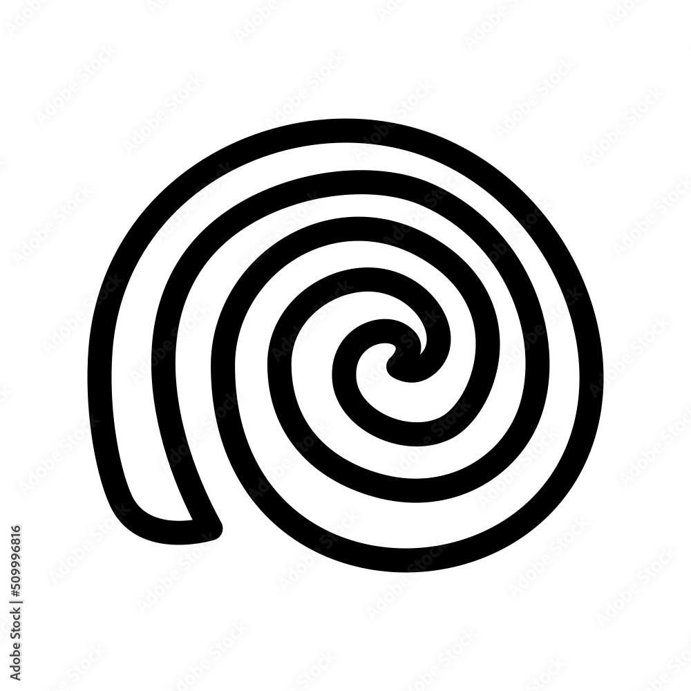 Swirl Icon Vector Symbol Design Illustration