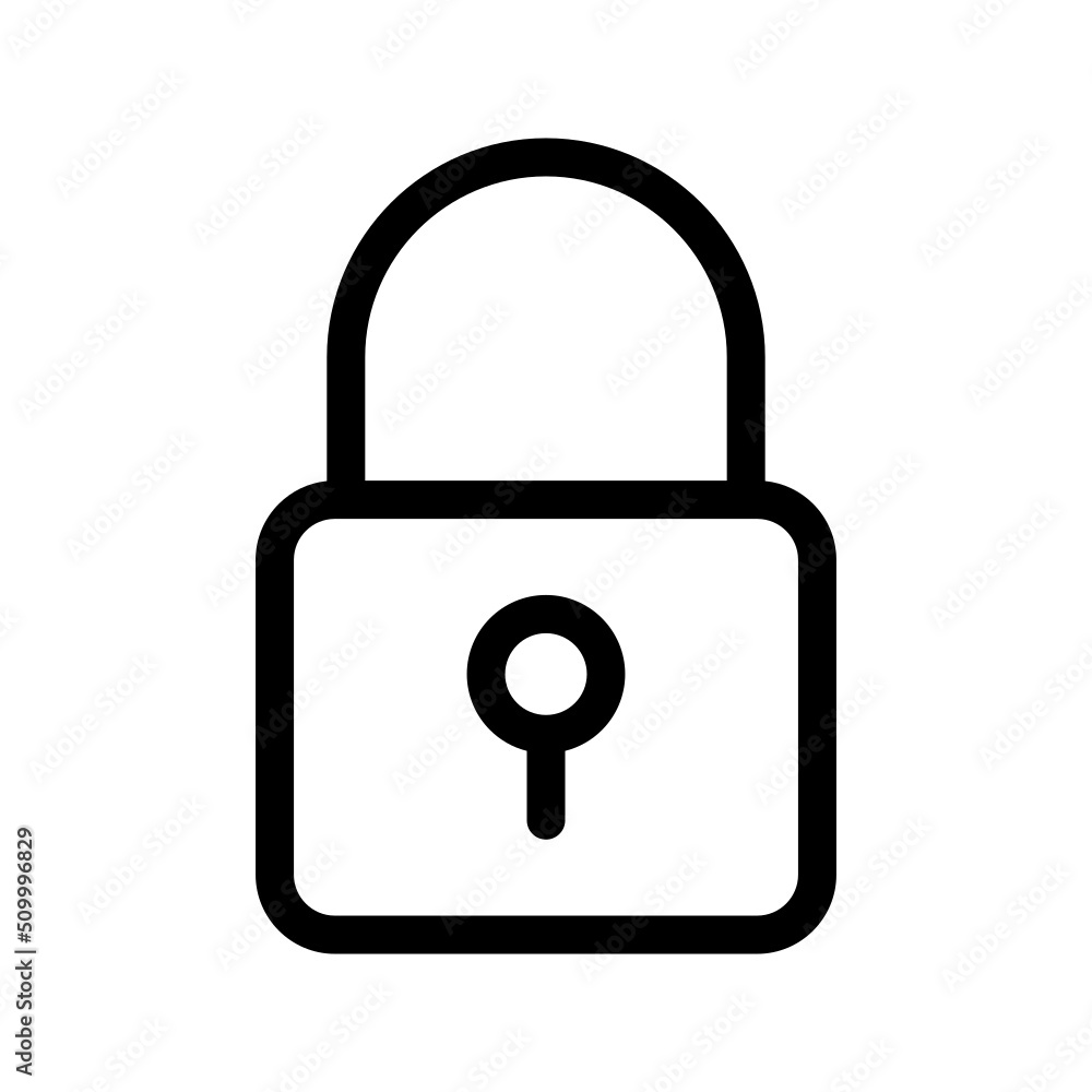Lock Icon Vector Symbol Design Illustration Lock Icon Vector Symbol Design Illustration